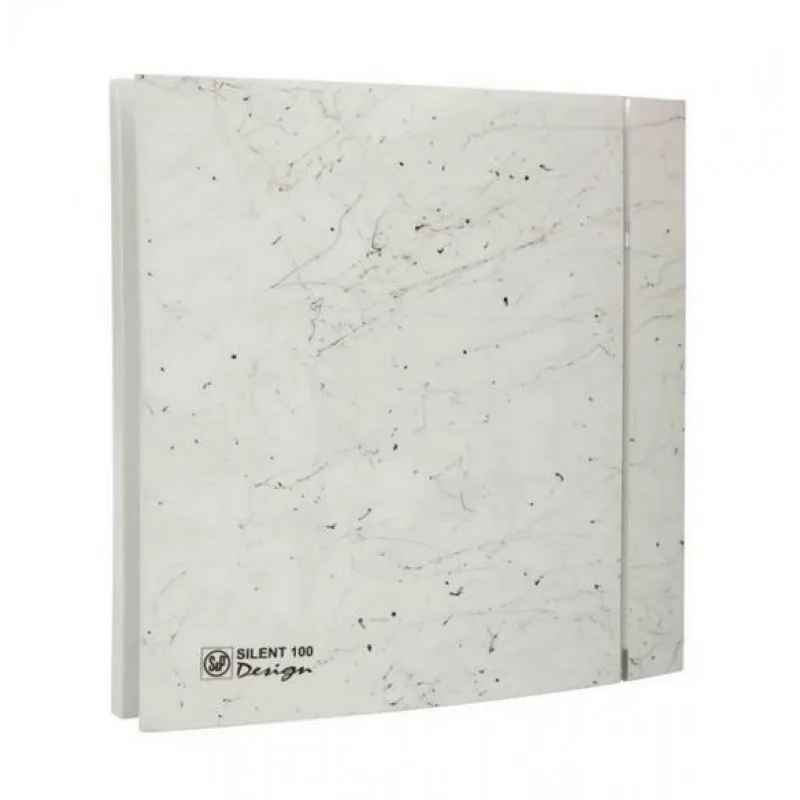 Вентилятор SILENT-100 CZ MARBLE WHITE DESIGN – 4C — фото, характеристики