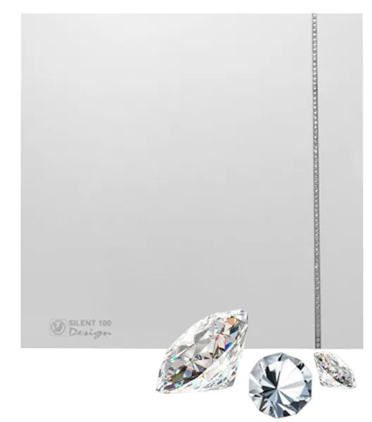 Вентилятор SILENT-100 CZ DESIGN SWAROVSKI — фото, характеристики
