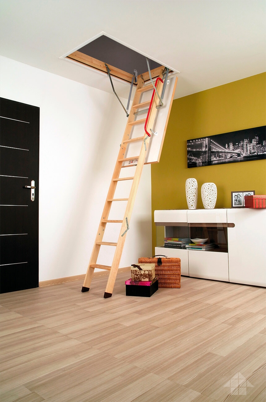 Лестница чердачная Fakro KOMFORT LWK Plus 60x130x305 — фото, характеристики
