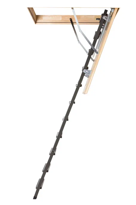 Лестница складная металлическая Fakro Smart LMS 60x130x305 — фото, характеристики