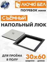 Напольный люк со съемной крышкой Погребок Мини 30х60 — купить в Минске