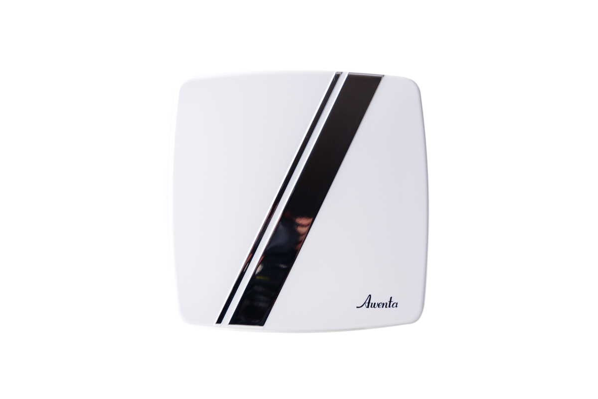 Вентилятор вытяжной Awenta System+ Silent 100T Linea Bialy / KWS100T-PLB100 — фото, характеристики
