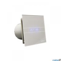 Вентилятор CATA E-100 GSTH GLASS SILVER TIMER HYGRO — фото, характеристики