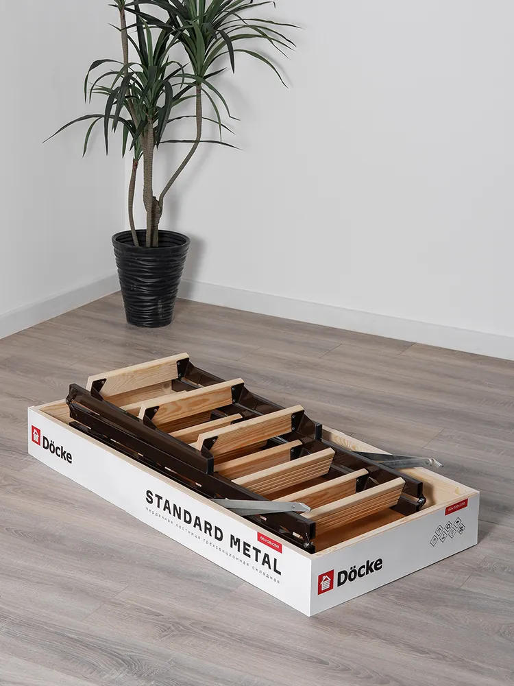 Чердачная лестница Docke Standard Metal 60x120x280 — фото, характеристики