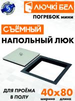 Напольный люк со съемной крышкой Погребок Мини 40х80 — фото, характеристики