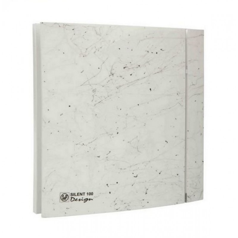 Вентилятор SILENT-100 CZ MARBLE WHITE DESIGN – 4C — фото, характеристики