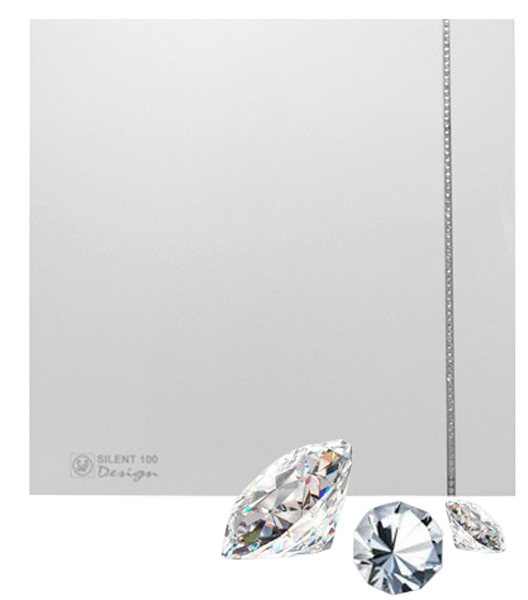 Вентилятор SILENT-100 CZ DESIGN SWAROVSKI — фото, характеристики