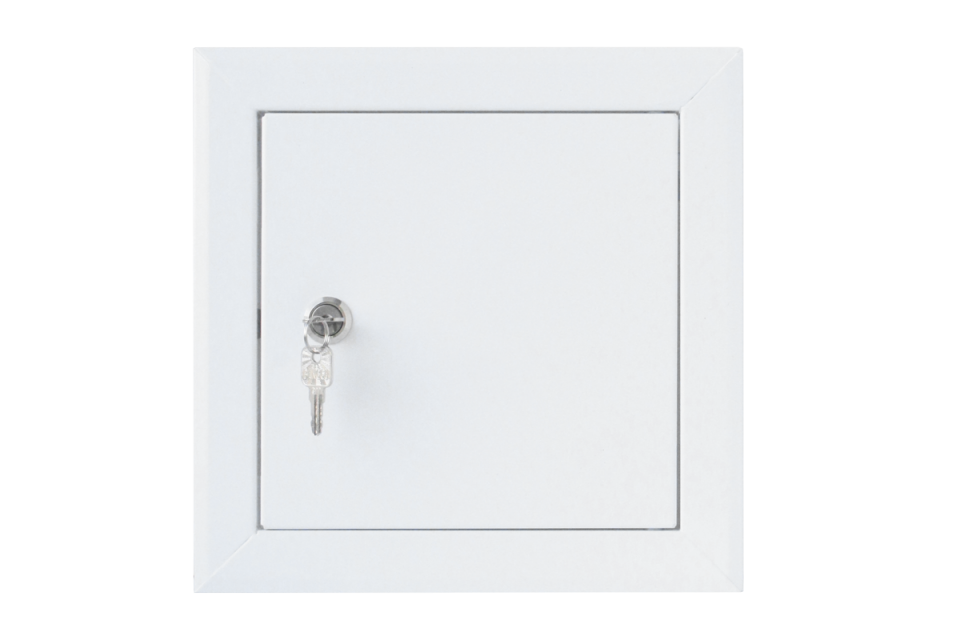 Сантехнический люк с замком metallock-front.png