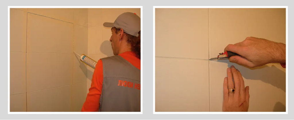 Обработка силиконом межплиточных швов