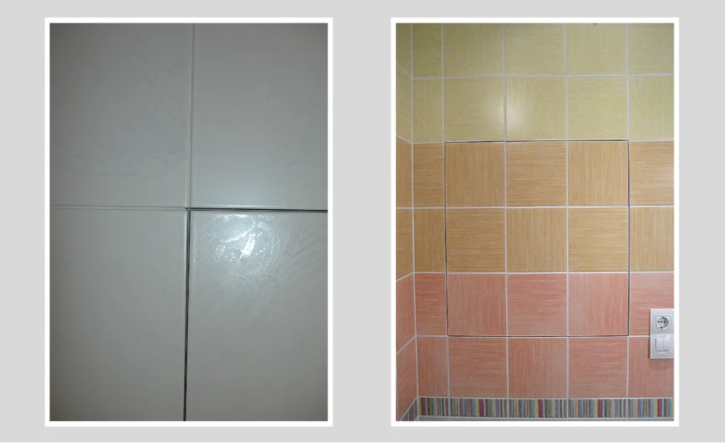 Очистка швов от остатков клея, подготовка к фуговке