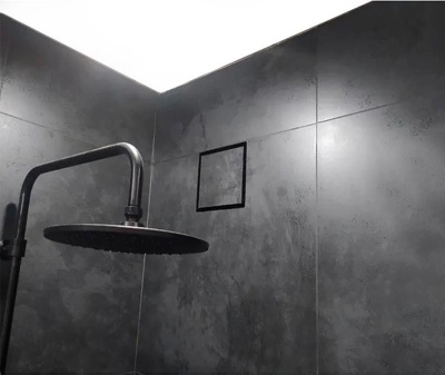 Решетка + вентилятор Euro Air-Vent Premium+ 210х210 D100 (черная) детальное фото