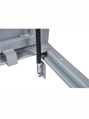 Люк рифленый металлический с амортизаторами Погребок Техно 60-120П детальное фото