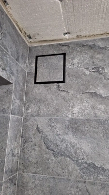 Вентиляционная решетка Keramo Air 170x170 (Черная) детальное фото