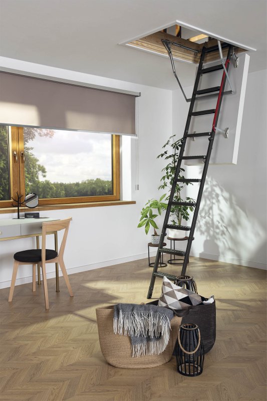 Чердачная лестница FAKRO LMT 70×140×305 см — фото, характеристики