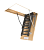 Фото Лестница складная металлическая Fakro Smart LMS 70x130x305 в интернет-магазине kupiluki.by