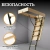 Фото Чердачная лестница Docke Standard Metal 60x120x280 в интернет-магазине kupiluki.by Фото Чердачная лестница Docke Standard Metal 60x120x280 в интернет-магазине kupiluki.by