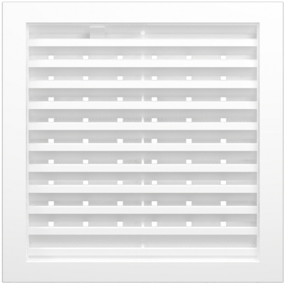 Фото Решетка вентиляционная вытяжная Виенто 270x270 регулируемая с рамкой в интернет-магазине kupiluki.by