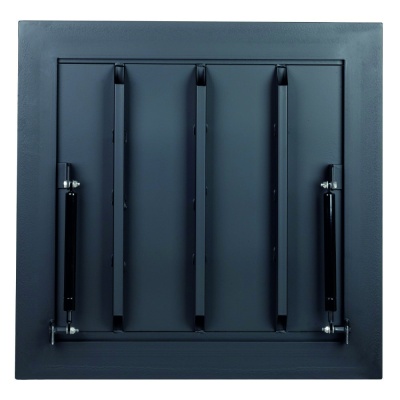 Люк тротуарный под брусчатку с амортизаторами Бродвей 700х700х90 нагрузка до 5т детальное фото