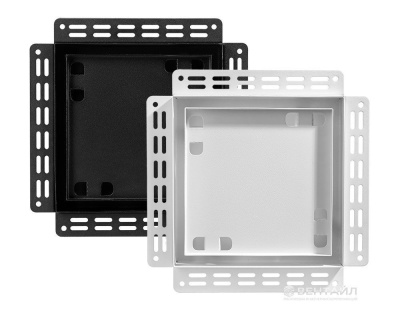 Решетка под плитку с маяком Вентайл Керамо-УВМ 260x260 черная (для вентилятора D150) детальное фото