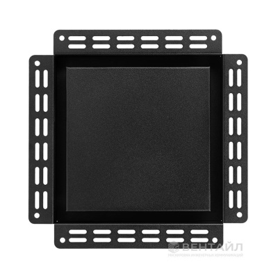 Вентиляционная решетка VRB 240x240 Paint / SLIM 5C (черная) детальное фото