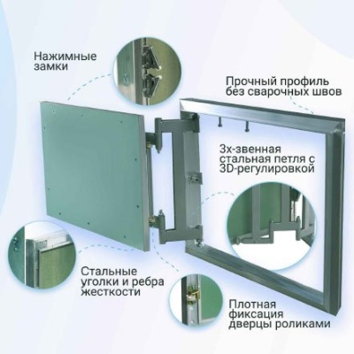 Фото Cдвижной люк под плитку Купе Revizor в интернет-магазине kupiluki.by
