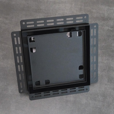 Решетка + вентилятор Keramo-M Black 200x200 / STILL-B 100CТ (таймер) детальное фото