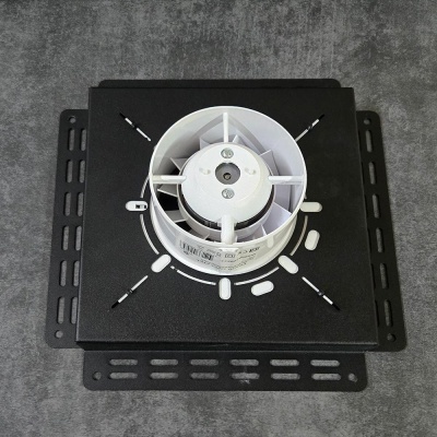 Решетка + вентилятор Keramo-Black 240x240 / STILL-B 125CH (датчик влажности) детальное фото