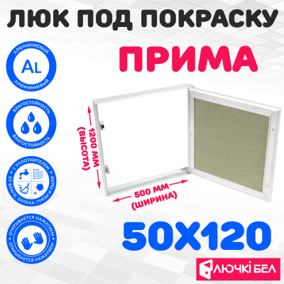 Фото Люк под покраску ЛючкиБел Прима 50х120 в интернет-магазине kupiluki.by