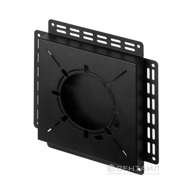 Решетка под плитку с маяком Вентайл Керамо-УВМ 260x260 черная (для вентилятора D150) детальное фото