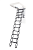 Лестница ножничная металлическая LOFTSTEP LCS (CH) 60*120/300 купить в Минске