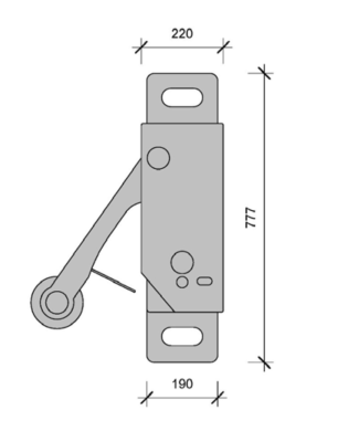 Фото Магнитно-нажимной замок в интернет-магазине kupiluki.by