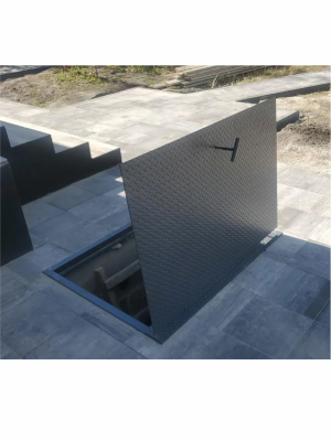 Фото Люк рифленый металлический с амортизаторами Погребок Техно 70-60П в интернет-магазине kupiluki.by