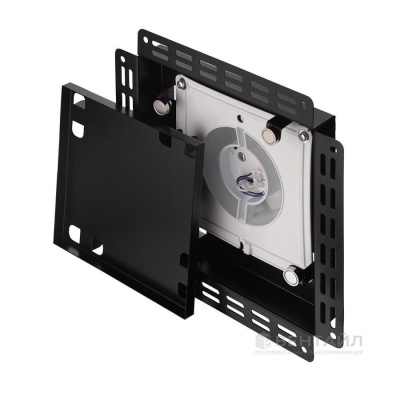 Решетка под плитку без маяка Вентайл Керамо-У 260x260 черная(для вентилятора D150) детальное фото