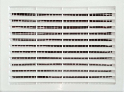 Фото Решетка вентиляционная горизонтальная Авангард 300x200 с рамкой в интернет-магазине kupiluki.by