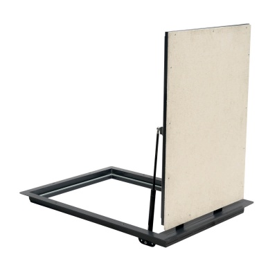 Люк напольный с амортизаторами Погребок Термо 80х70П детальное фото