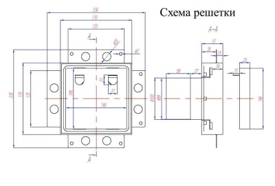 Решетка + вентилятор Keramo Air-Vent 170х170 D100 (белая) детальное фото