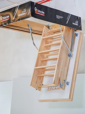 Чердачная лестница Docke LUX 70x120x300 детальное фото