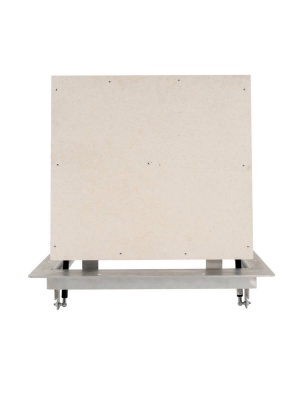 Алюминиевый люк напольный с газовыми амортизаторами Погребок АЛЮМ 70-120П детальное фото