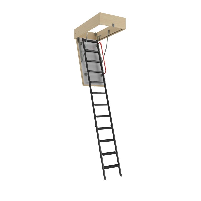 Лестница чердачная металлическая Fakro LTM 70x120x280 — фото, характеристики