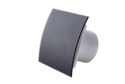 Фото Вентилятор вытяжной Awenta System+ Silent 100W Escudo Glass Czarny Mat / KWS100W-PEGB100M в интернет-магазине kupiluki.by