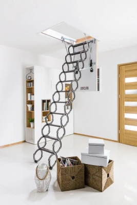 Фото Лестница ножничная термоизоляционная Fakro LST-B 60x120x280 в интернет-магазине kupiluki.by