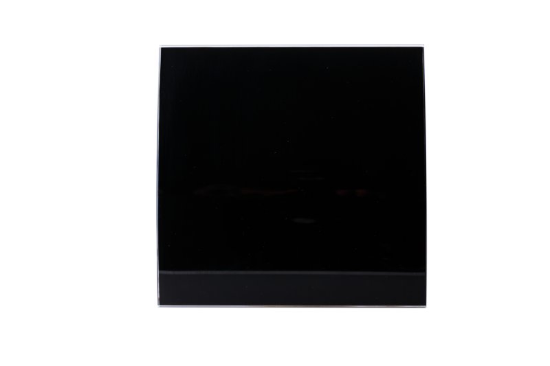 Вентилятор вытяжной Awenta System+ Turbo 100 Escudo Glass Czarny Polysk / KWT100-PEGB100P — фото, характеристики
