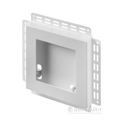 Решетка под плитку с маяком Вентайл Керамо-М 200x200 белая детальное фото