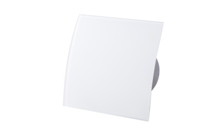 Фото Вентилятор вытяжной Awenta System+ Silent 100 Escudo Glass Bialy Mat / KWS100-PEG100 в интернет-магазине kupiluki.by