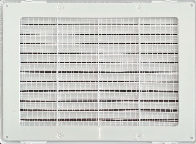 Фото Решетка вентиляционная горизонтальная Авангард 300x200 с рамкой в интернет-магазине kupiluki.by