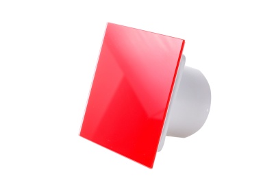 Фото Вентилятор вытяжной Awenta System+ Silent 100 Trax Glass Czerwony Polysk / KWS100-PTGR100P в интернет-магазине kupiluki.by