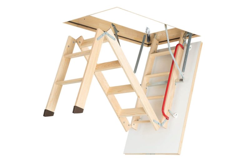 Лестница чердачная Fakro KOMFORT LWK Plus 60x120x335 — фото, характеристики