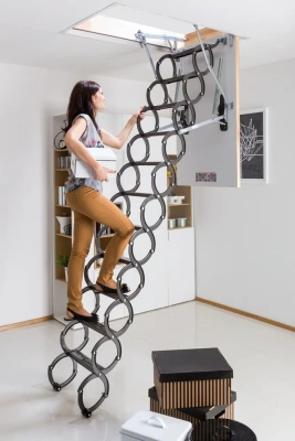 Фото Лестница ножничная термоизоляционная Fakro LST-B 60x120x280 в интернет-магазине kupiluki.by