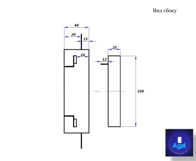 Вентиляционная решетка Keramo Air 130x130 (Черная) детальное фото